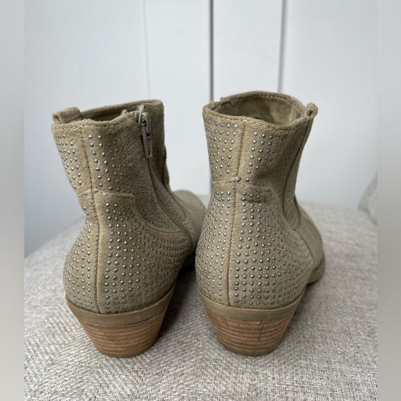 Report Boots Dixie Studded Casual Ankle Bootie Low Block Heel Womens Size 7.5 - Picture 4 of 4